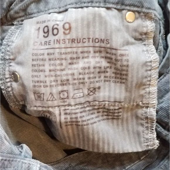 Gap Turquoise skinny fine wale corduroy Stretch jeans Women's size 28 - Picture 8 of 9
